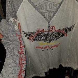 Harley Davidson women's 1x top